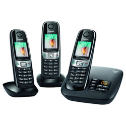 Gigaset C620A Digital Telephone and Answer Machine, Trio DECT